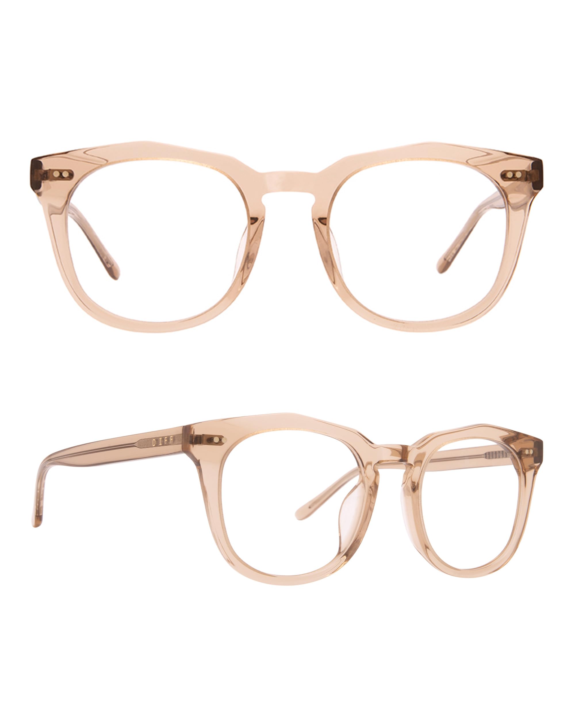  DIFF Weston Designer Square Computer Blue Light Blocking Glasses for Women and Men
| Vintage Crystal Square Computer Bl