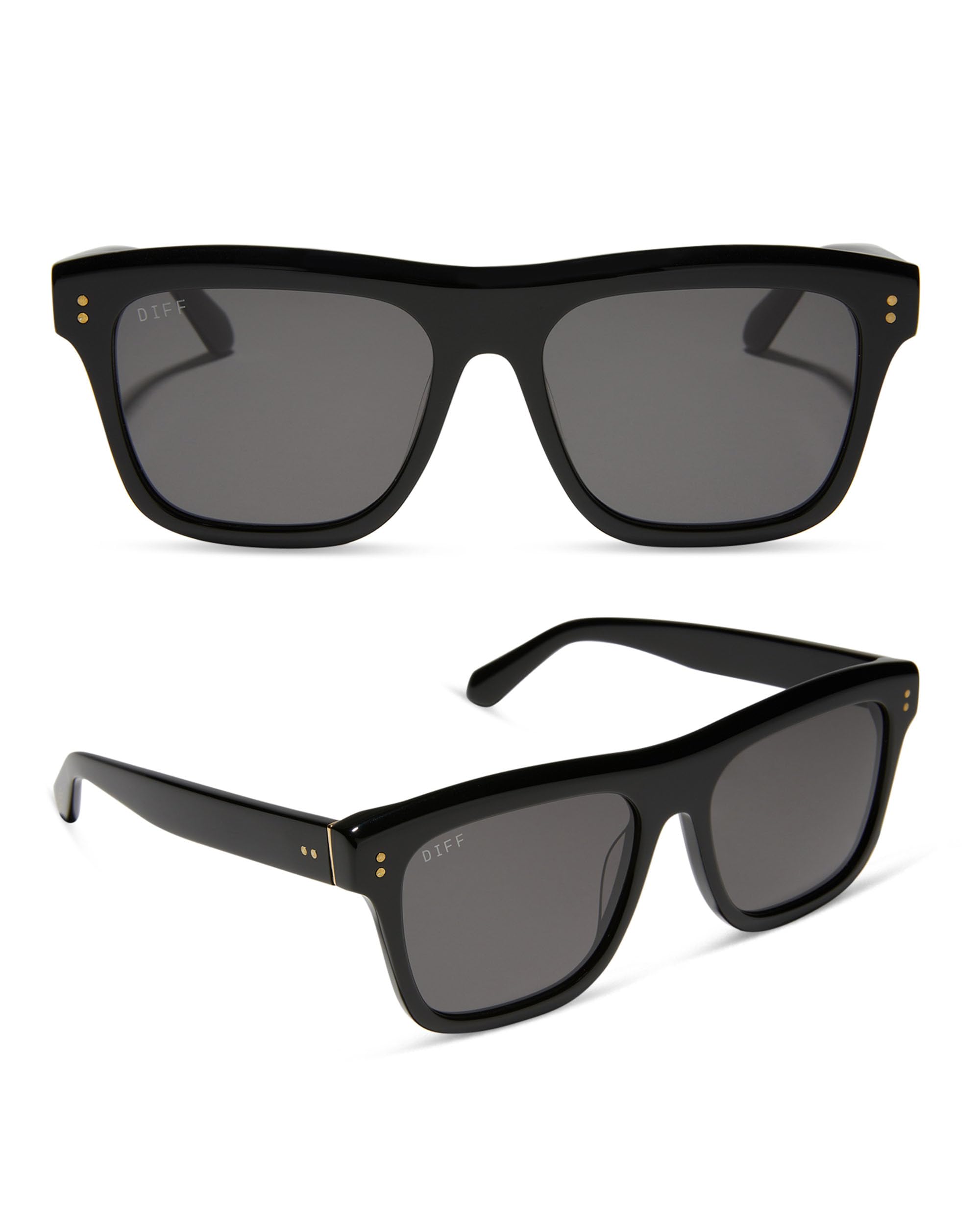 UV400 Polarized Sammy Oversized Square Sunglasses for Women
| Sammy Oversized Square Black + Grey UV400 Polarized Sungl